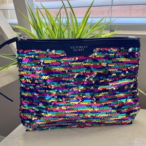 New Victoria Secret Multi-Color Sequin Bag